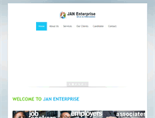 Tablet Screenshot of janenterprise.com